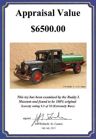 anitque toy appraisals vintage buddy l trucks, buddy l dump truck appraisls, sturditoy dump truck appraisals, vintage antique space toys appraisals,  anitque appraisals website, free antique toy appraisals with price guide, buddy l toys appraised, free japan tin toy trucks appraisals, antique space toys appraisals, vintage space tin car appraisal,  vintage space toys antique space ship toy rocket ship tin toy robots appraial value prices values cars Japanese tin toys